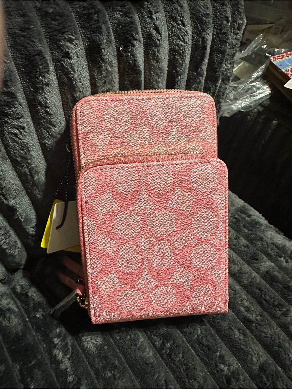 Pink Crossbody Phone Wallet
